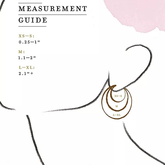 NWT Anthropologie Twisted Crystal Hoop Earrings - Picture 3 of 5